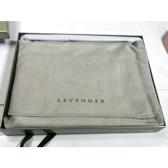 Levenger Circa Cordova Leather Foldover Notebook Junior Size New In Box - Picture 7 of 16